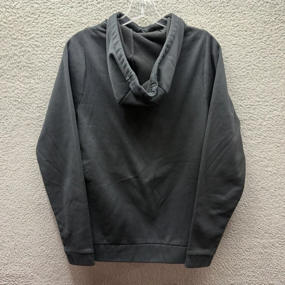 Nike DRI-FIT Hoodie Mens Size Small Black Pullover Thermal Fit Tonal Swoosh Logo